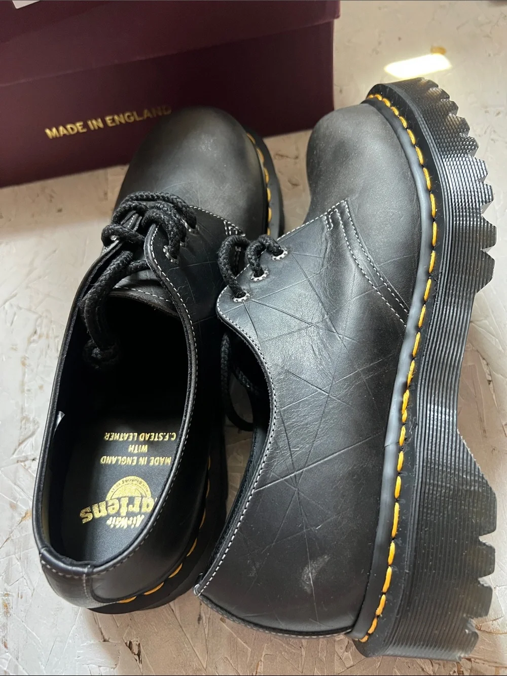 Dr. Martens 1461 Gunmetal Black Leather